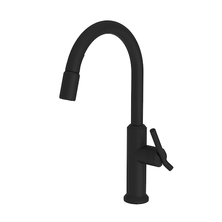 Newport Brass Pull-Down Kitchen Faucet in Flat Black 3200-5113-56